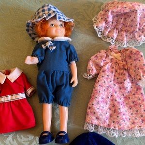 Vintage lot 1982 Knickerbocker The World of Annie Annie with accessories